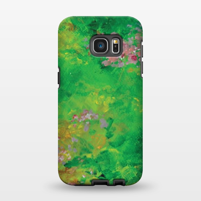 Galaxy S7 EDGE StrongFit Impressionist Meadow by Zoe Charlotte