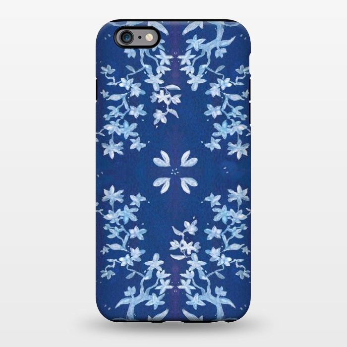 iPhone 6/6s plus StrongFit Indigo Floral by Zoe Charlotte
