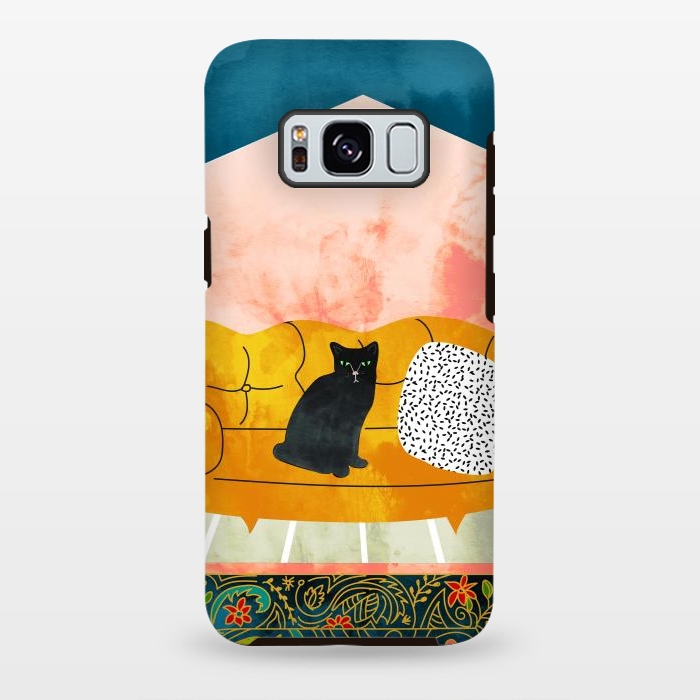 Galaxy S8 plus StrongFit Meow by Uma Prabhakar Gokhale