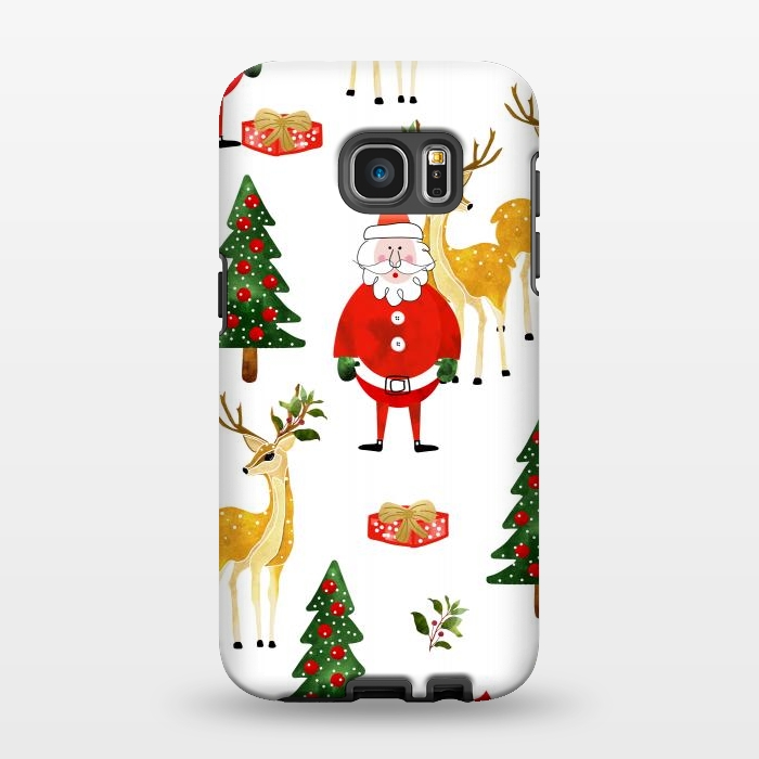 Galaxy S7 EDGE StrongFit Always Christmas by Uma Prabhakar Gokhale