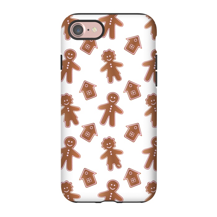 iPhone 7 StrongFit Gingerbread people by Martina