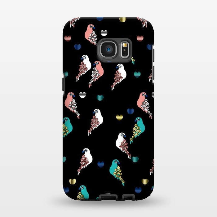 Galaxy S7 EDGE StrongFit CUTIE BIRDS by Michael Cheung