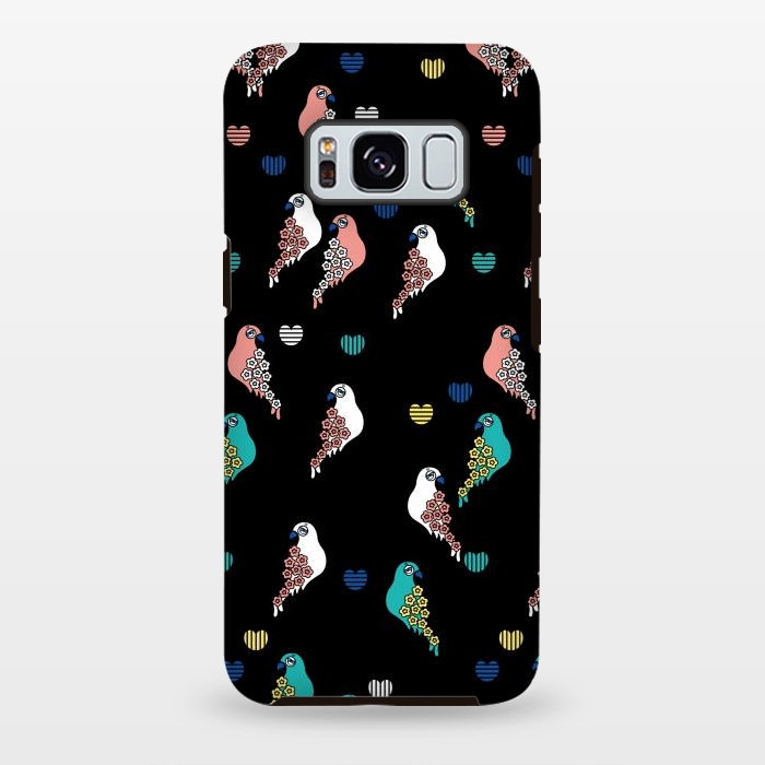 Galaxy S8 plus StrongFit CUTIE BIRDS by Michael Cheung
