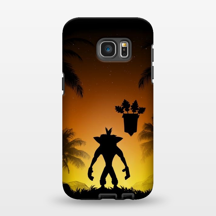 Galaxy S7 EDGE StrongFit Protector of the island by Denis Orio Ibañez