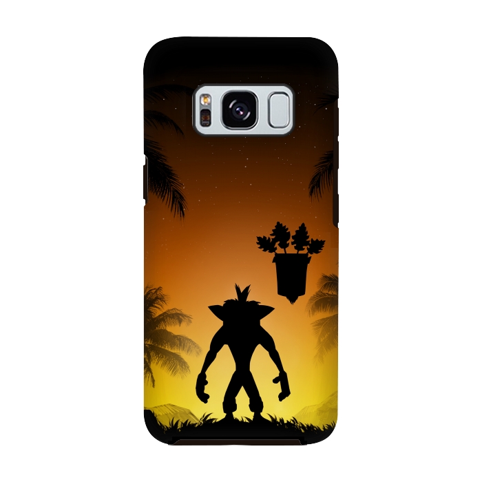 Galaxy S8 StrongFit Protector of the island by Denis Orio Ibañez