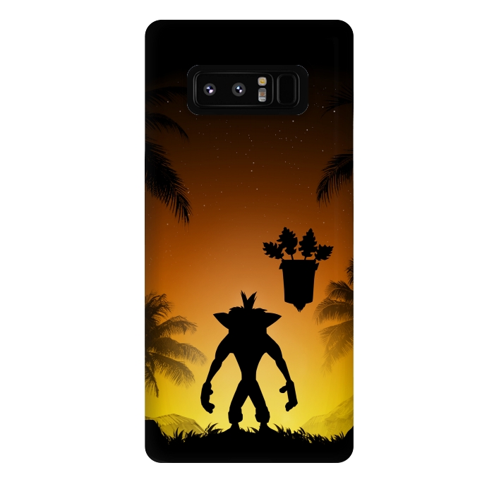 Galaxy Note 8 StrongFit Protector of the island by Denis Orio Ibañez