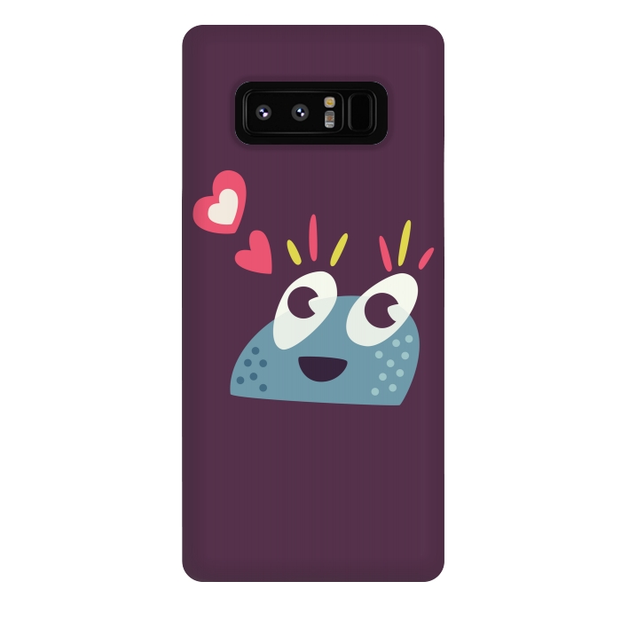 Galaxy Note 8 StrongFit Kawaii Cute Cartoon Candy Character by Boriana Giormova