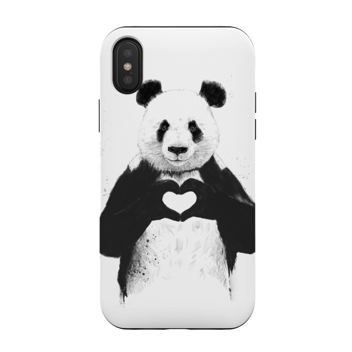 iPhone Xs / X StrongFit All you need is love by Balazs Solti