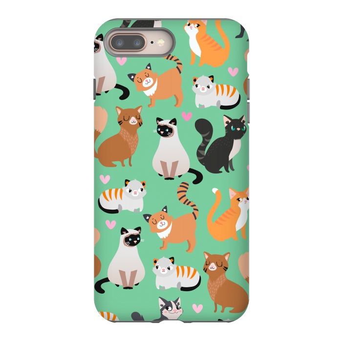 iPhone 7 plus StrongFit Cats cats cats by Maria Jose Da Luz