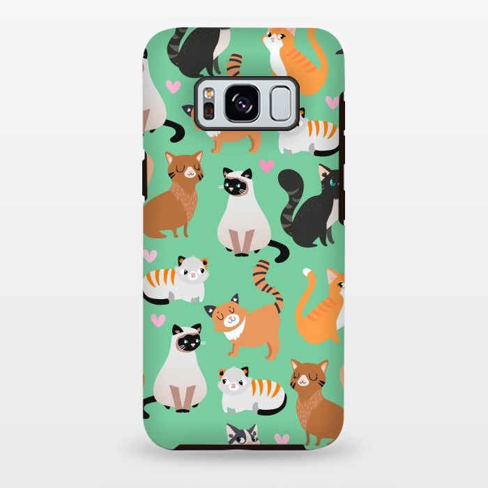 Galaxy S8 plus StrongFit Cats cats cats by Maria Jose Da Luz