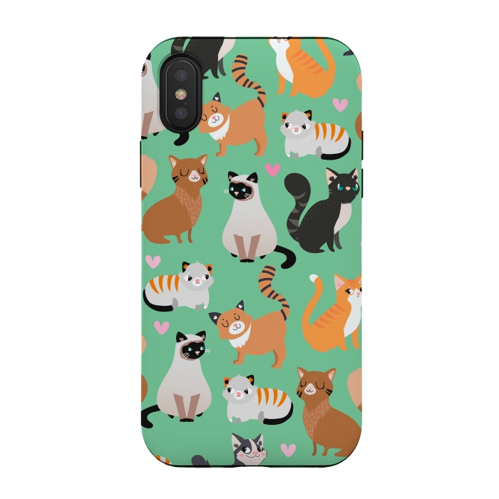 iPhone Xs / X StrongFit Cats cats cats by Maria Jose Da Luz