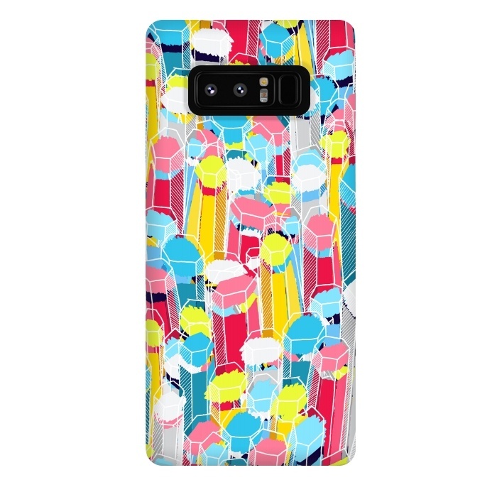 Galaxy Note 8 StrongFit Rocks of colour 1 by Steve Wade (Swade)