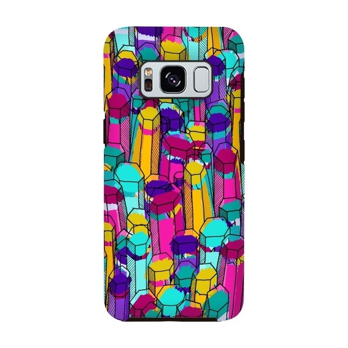 Galaxy S8 StrongFit Rock of colours 3 by Steve Wade (Swade)