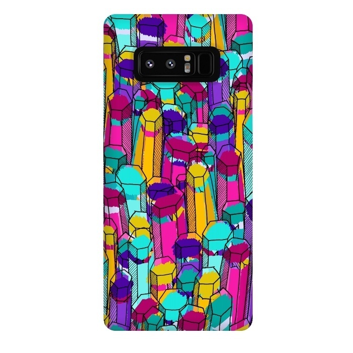 Galaxy Note 8 StrongFit Rock of colours 3 by Steve Wade (Swade)