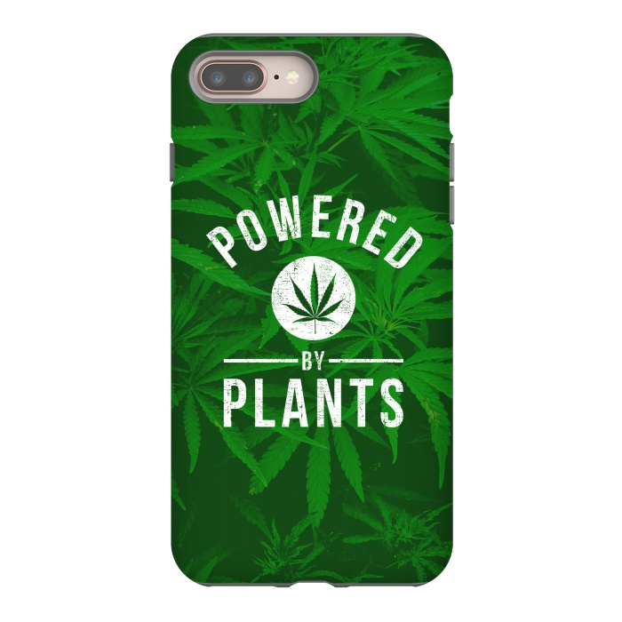 iPhone 7 plus StrongFit Powered by Plants by Mitxel Gonzalez