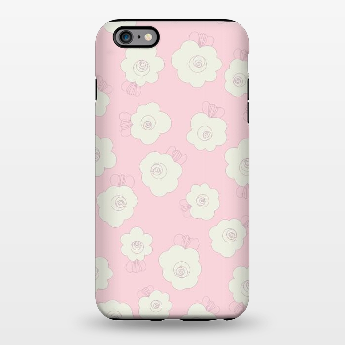 iPhone 6/6s plus StrongFit Fluffy Flowers by Paula Ohreen