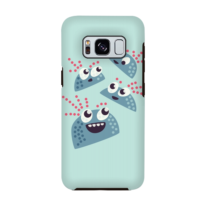 Galaxy S8 StrongFit Kawaii Cute Cartoon Candy Friends by Boriana Giormova