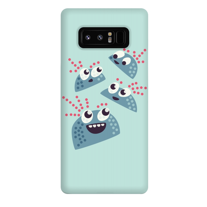 Galaxy Note 8 StrongFit Kawaii Cute Cartoon Candy Friends by Boriana Giormova