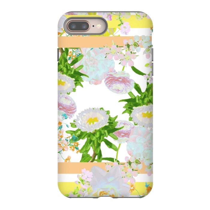iPhone 7 plus StrongFit Floral Frame Collage by Zala Farah