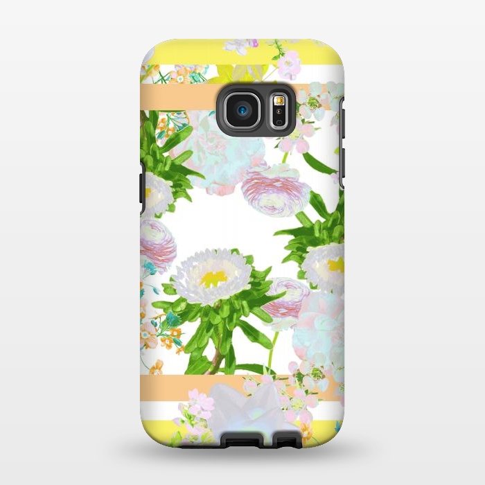 Galaxy S7 EDGE StrongFit Floral Frame Collage by Zala Farah