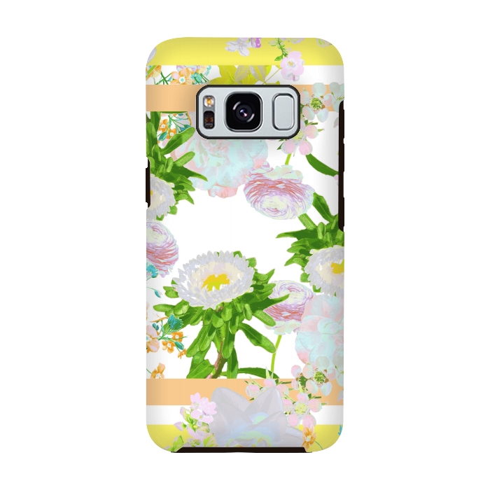 Galaxy S8 StrongFit Floral Frame Collage by Zala Farah