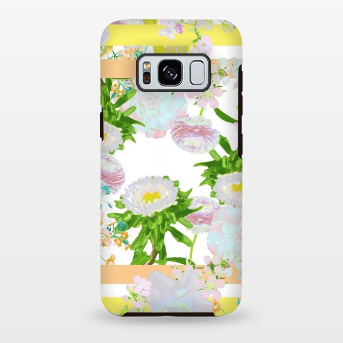 Galaxy S8 plus StrongFit Floral Frame Collage by Zala Farah