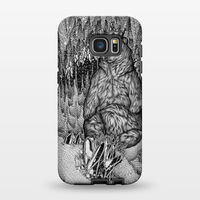Galaxy S7 EDGE StrongFit Cave of the Bear King by ECMazur 