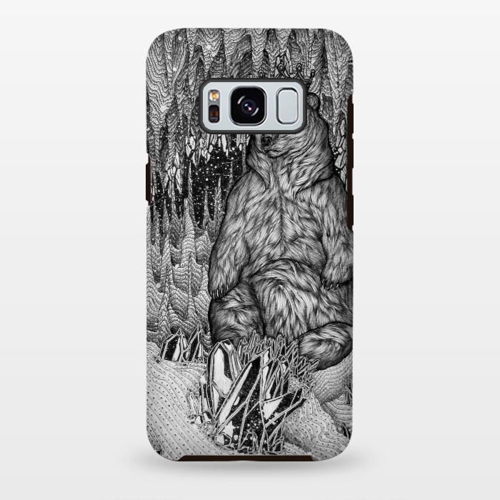 Galaxy S8 plus StrongFit Cave of the Bear King by ECMazur 