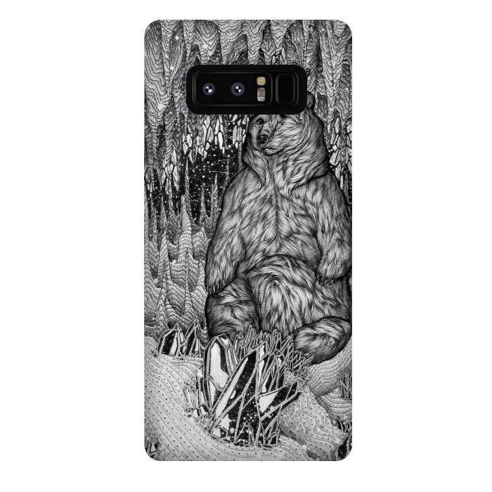 Galaxy Note 8 StrongFit Cave of the Bear King by ECMazur 