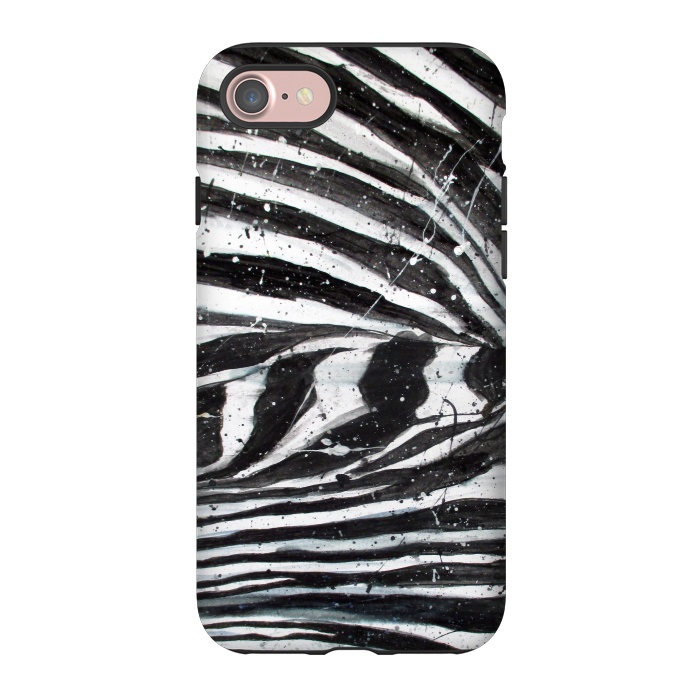 iPhone 7 StrongFit Zebra Stripes by ECMazur 