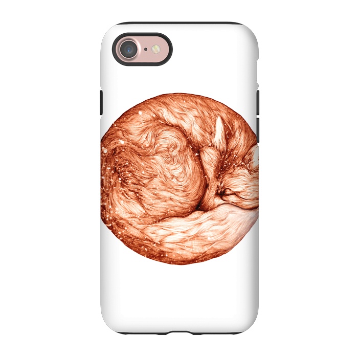 iPhone 7 StrongFit Fox and Snow by ECMazur 