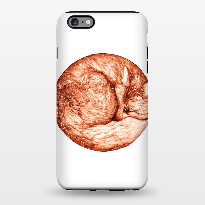 iPhone 6/6s plus StrongFit Fox and Snow by ECMazur 