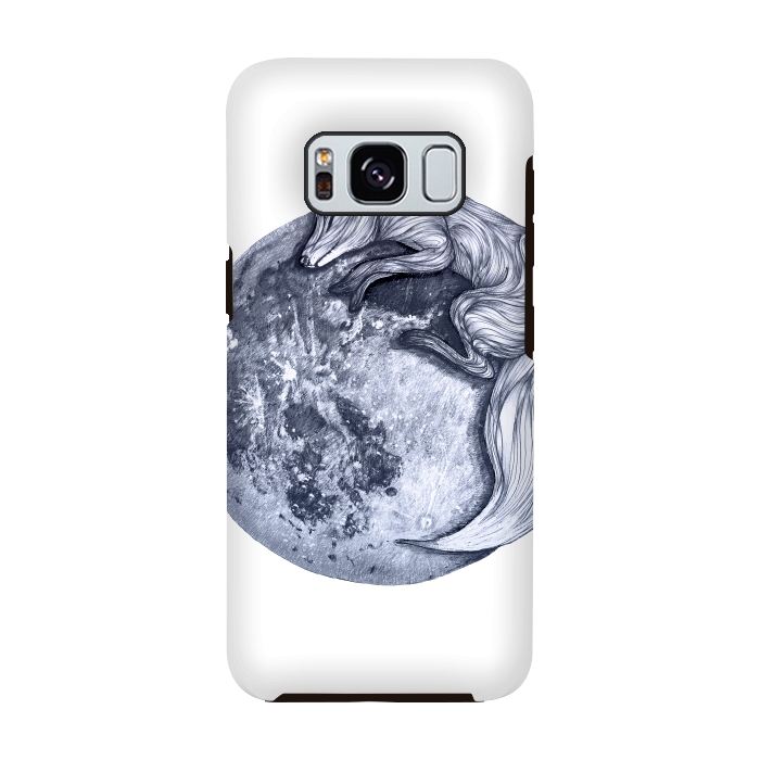Galaxy S8 StrongFit Fox and Moon by ECMazur 