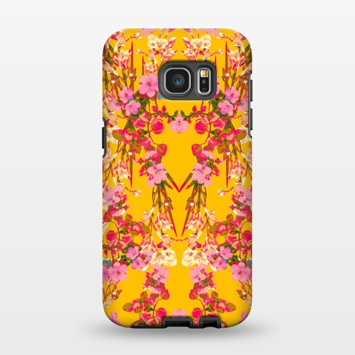 Galaxy S7 EDGE StrongFit Floral Decor by Zala Farah