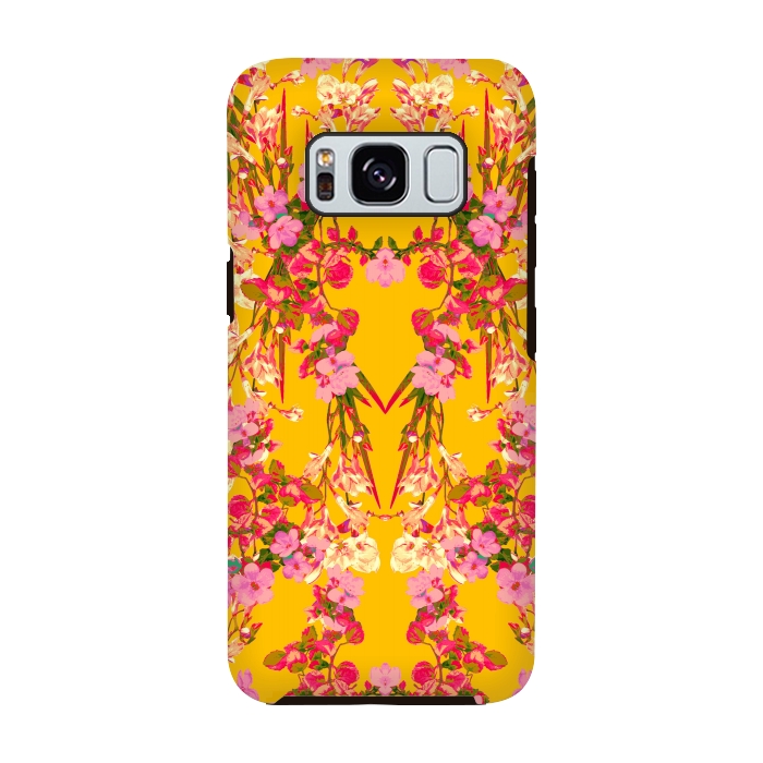 Galaxy S8 StrongFit Floral Decor by Zala Farah