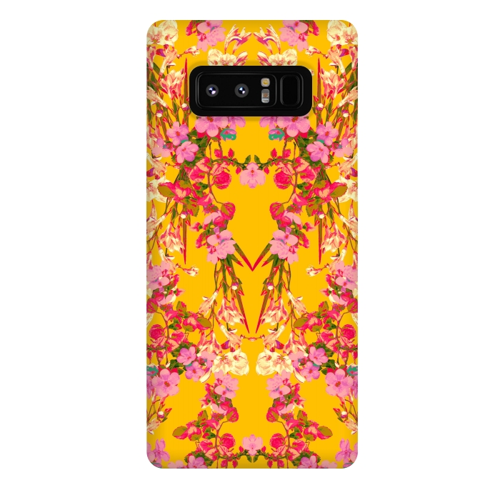 Galaxy Note 8 StrongFit Floral Decor by Zala Farah