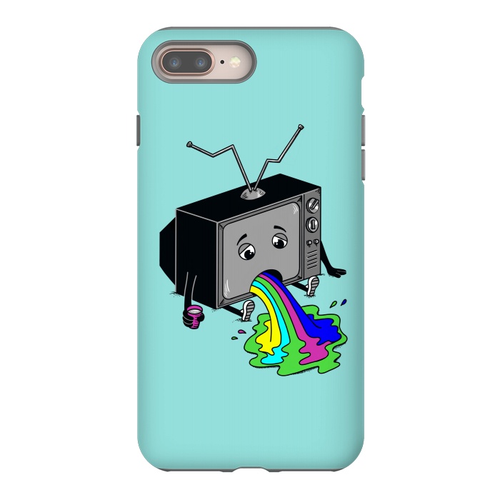 iPhone 7 plus StrongFit Vomit tv 2 by Coffee Man