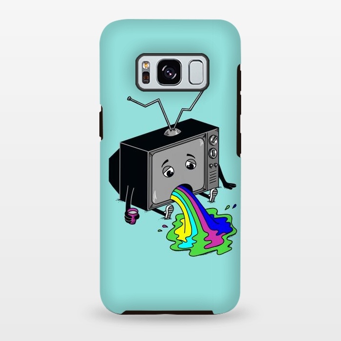 Galaxy S8 plus StrongFit Vomit tv 2 by Coffee Man