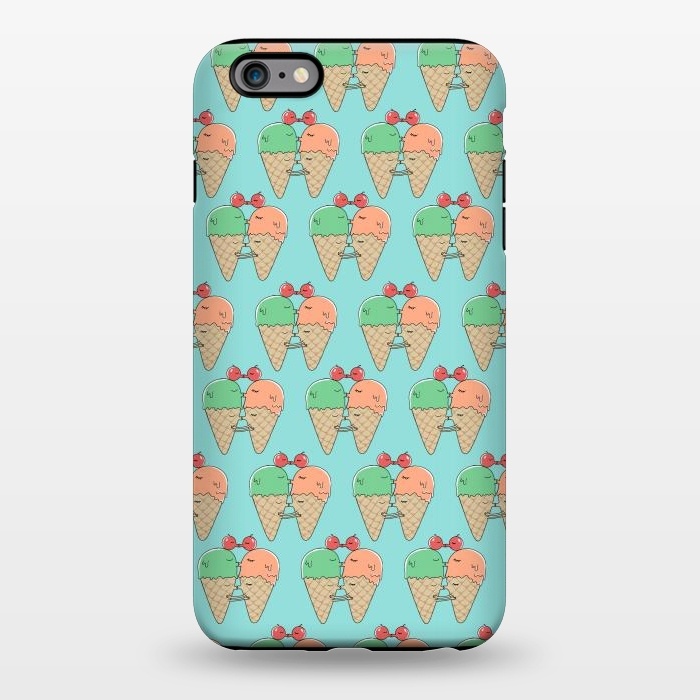 iPhone 6/6s plus StrongFit Sweet Kiss Pattern by Coffee Man