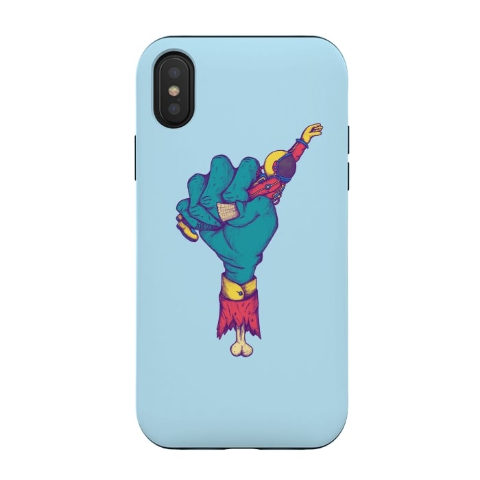iPhone Xs / X StrongFit Shit Happens to Astronaut by Ranggasme