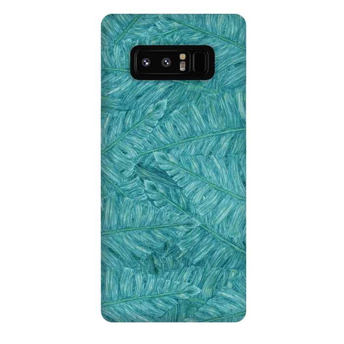 Galaxy Note 8 StrongFit Tropical Leaves by Ranggasme