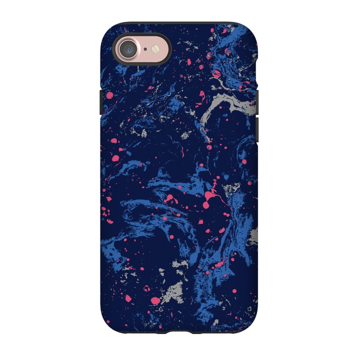 iPhone 7 StrongFit Marble Blue by Susanna Nousiainen