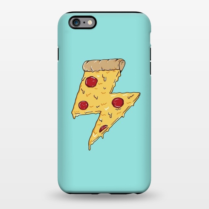 iPhone 6/6s plus StrongFit Pizza power green by Coffee Man