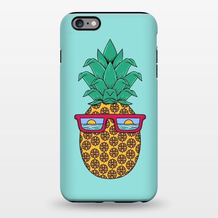 iPhone 6/6s plus StrongFit Floral Pineapple by Coffee Man