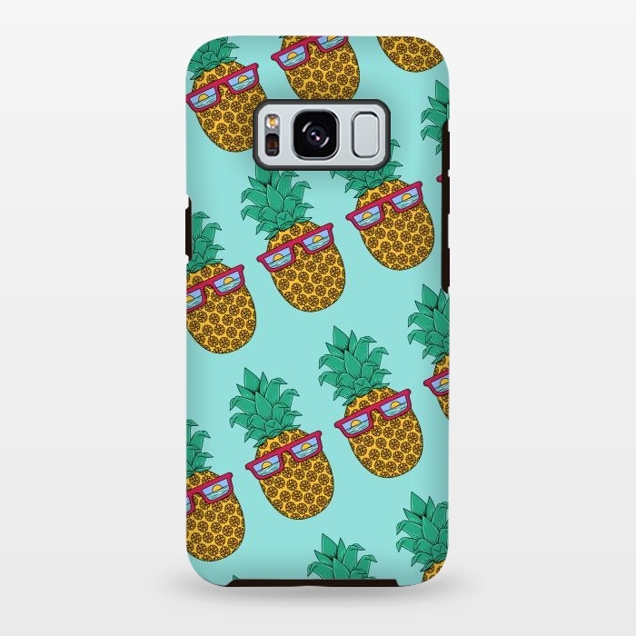 Galaxy S8 plus StrongFit Floral Pineapple pattern by Coffee Man