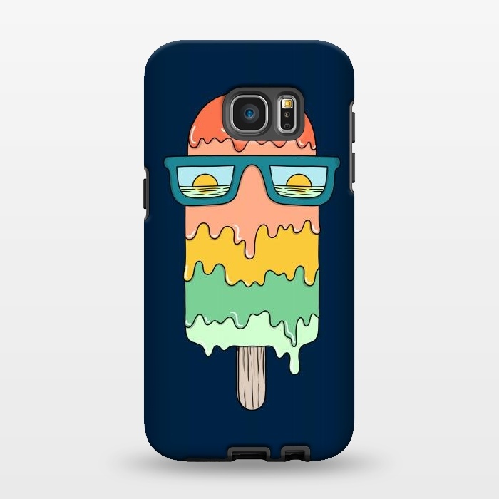 Galaxy S7 EDGE StrongFit Hot ice Cream  by Coffee Man