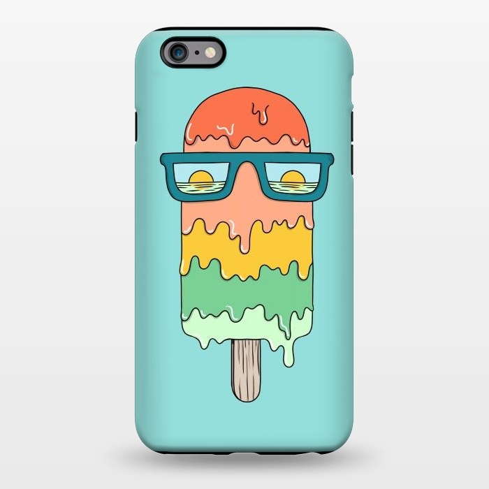 iPhone 6/6s plus StrongFit Hot Ice Cream Green by Coffee Man