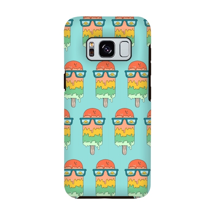 Galaxy S8 StrongFit Hot Ice Cream pattern green by Coffee Man