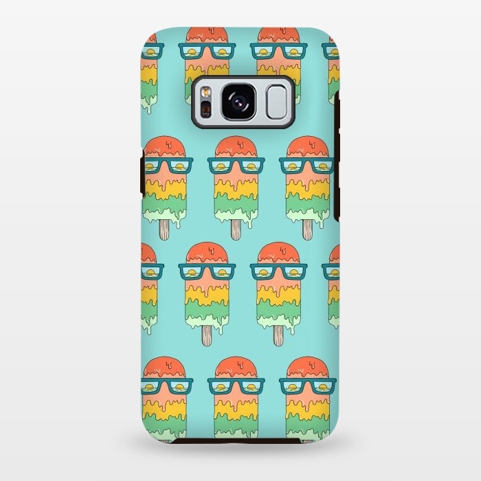 Galaxy S8 plus StrongFit Hot Ice Cream pattern green by Coffee Man
