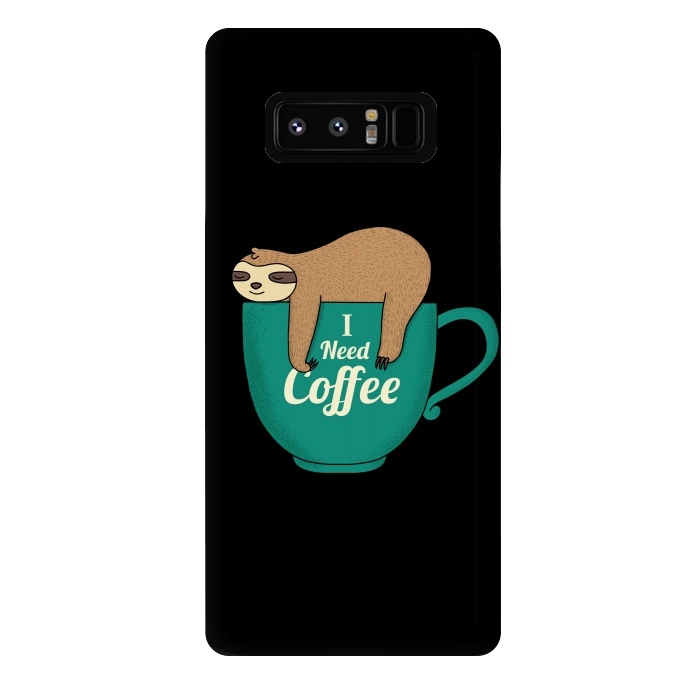 Galaxy Note 8 StrongFit I NEED COFFEE by Coffee Man